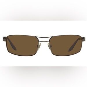 Vintage PERSOL PO 2191S Unisex Rectangular Sunglasses Brown Black Made In Italy